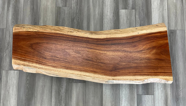 ISLAND HOME, Hawaiian Koa Bench, 52"W x 21"D x 18"H, 2024