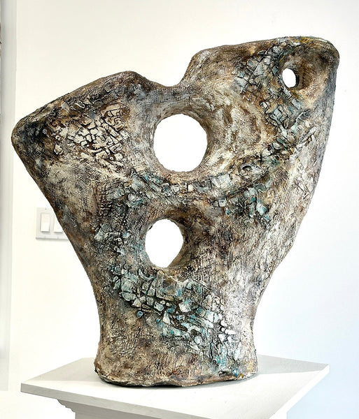 THE JUGGLER, Concrete, 32"H x 32"W x 10"D, 2024