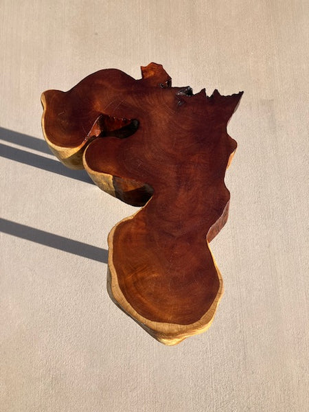 POINT BREAK,  Hawaiian Kiawe Accent Table, 23"W x 17"D x 23"H, 2025