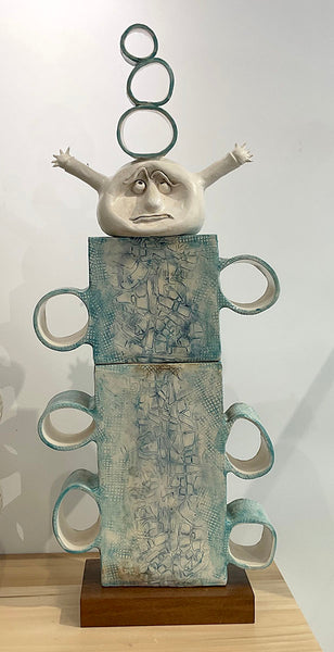 TA DAH, Ceramic, 40"H x 17"W x 7"D , 2025