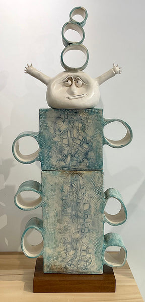 TA DAH, Ceramic, 40"H x 17"W x 7"D , 2025