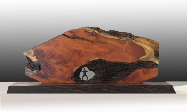 ATLAS SHRUNK, Hawaiian Kiawe Sculpture, 23.5"W x 6"D x 10"H, 2018