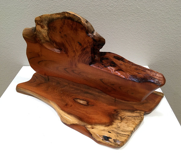 BIRD OF PARADISE, Hawaiian Kiawe, 18.5"W x 11"D x 11"H, 2019