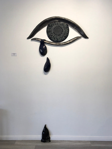 UNINTENDED CONSEQUENCES, Ceramic, 60"H x 24"W x 3"D, 2020