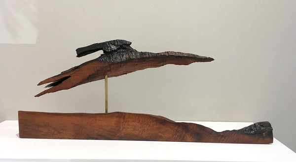 ENDURANCE, 24"W x 2.5"D x 10"H, Kiawe Sculpture