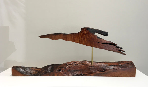 ENDURANCE, 24"W x 2.5"D x 10"H, Kiawe Sculpture