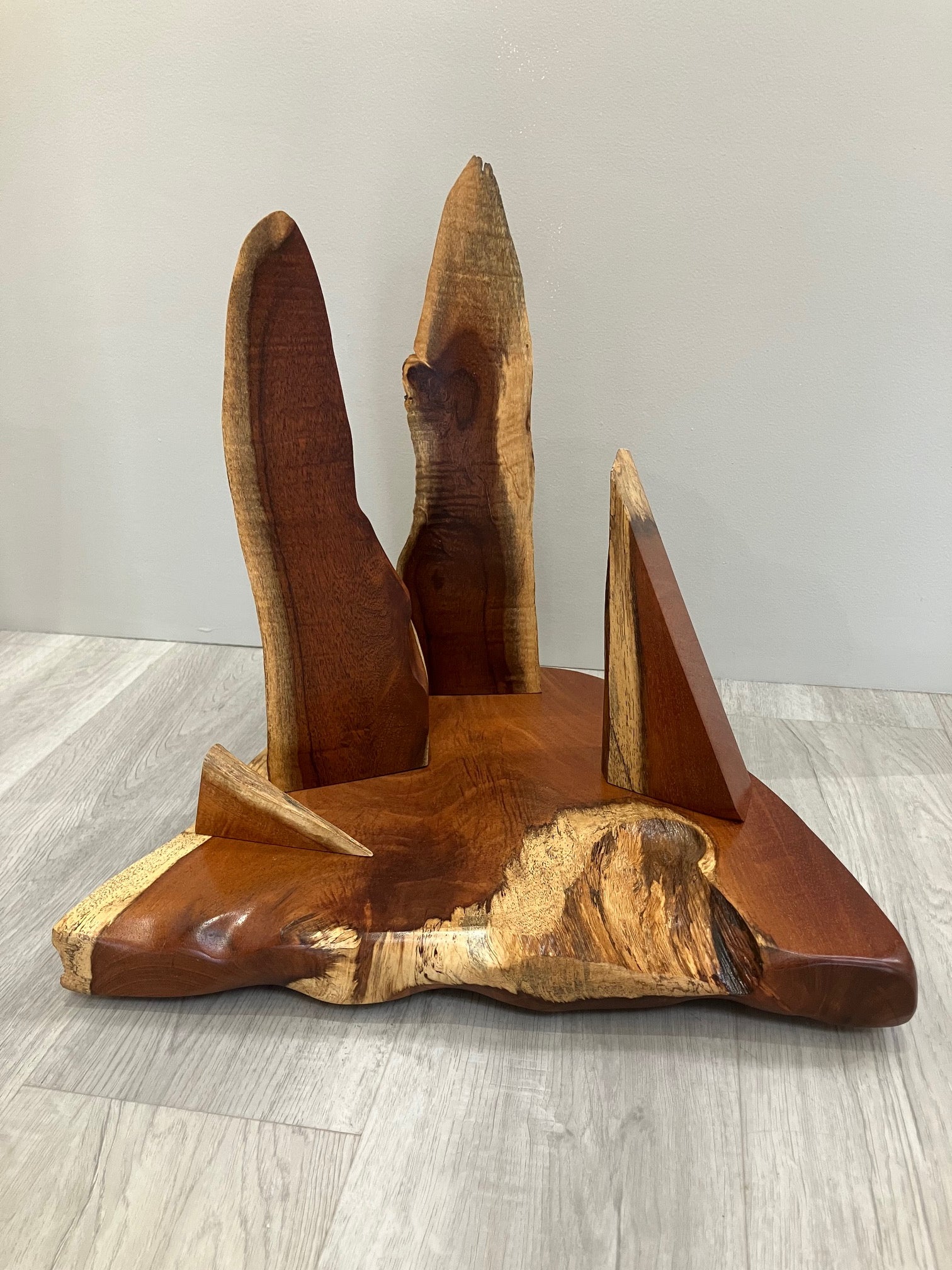 The Conversation, Hawaiian Kiawe Sculpture, 18"W x 14"D x 18"H, 2024