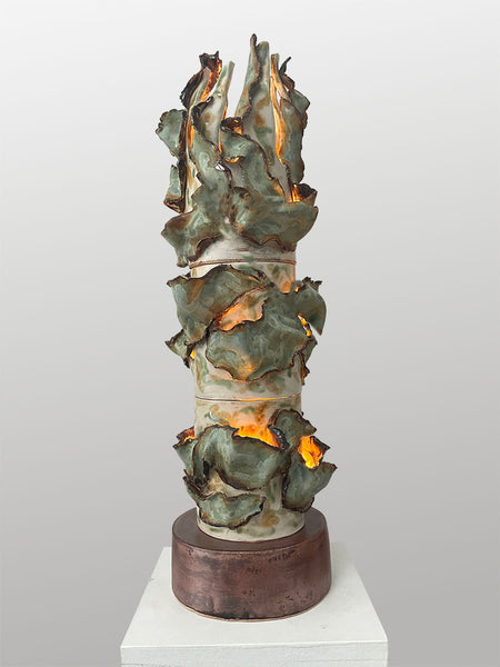 DESERT GLOW #1, Ceramic, 24"H X 8"D