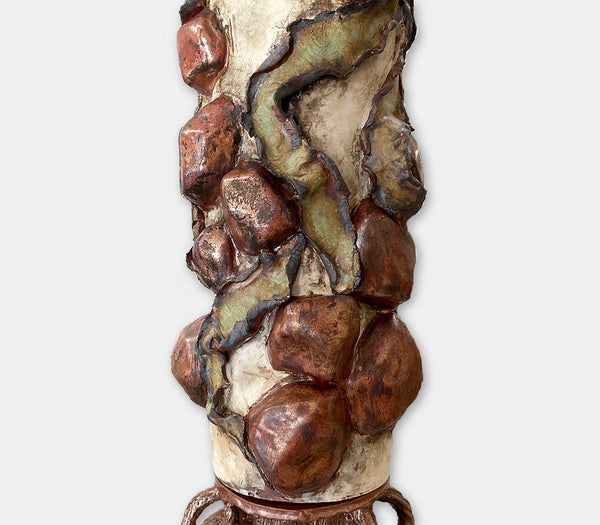 SEDIMENT, Ceramic, 12"W X 12"D X 84"H (including base)