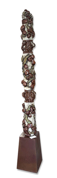 SEDIMENT, Ceramic, 12"W X 12"D X 84"H (including base)