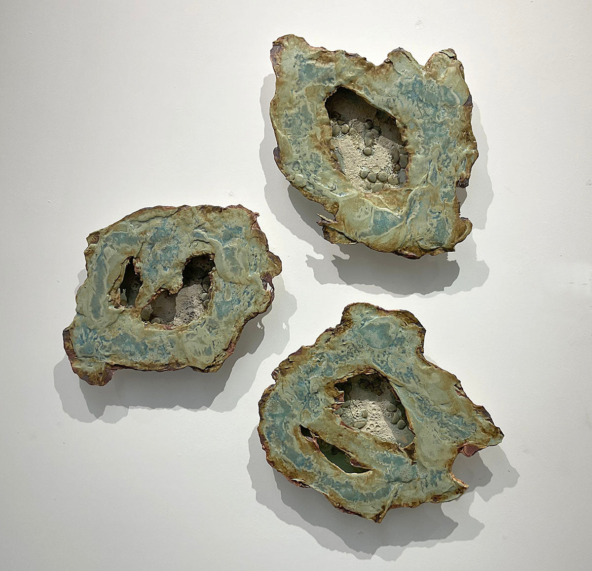 UNSPOKEN MEMORIES, (set of 3) Ceramic, 2025