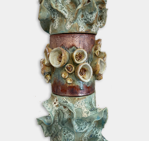 CONFLUENCE, Ceramic, 12"W X 12"D X 84"H (including base)