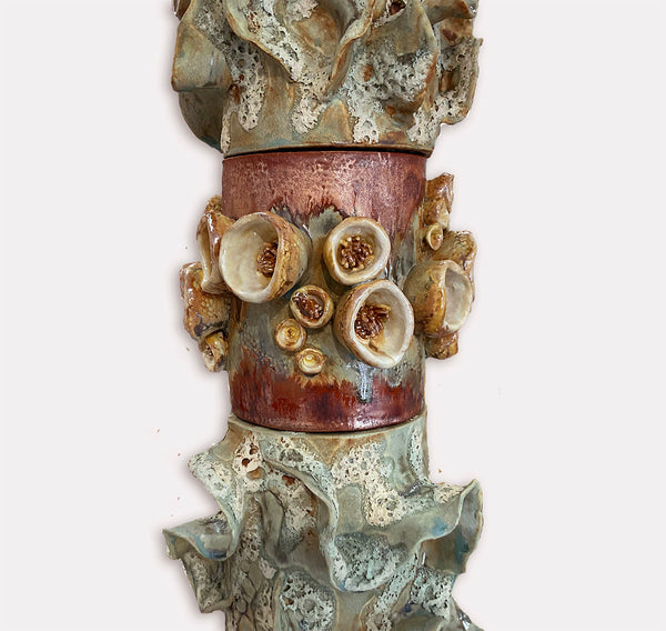 CONFLUENCE, Ceramic, 12"W X 12"D X 84"H (including base)