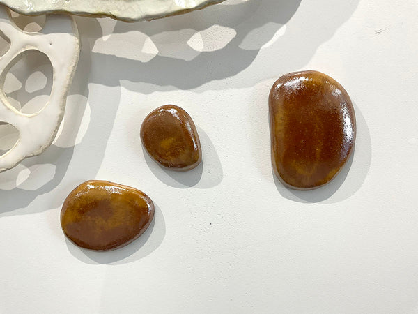 ECHOES OF THE LOTUS, Ceramic Installation, 9'Wx4'H