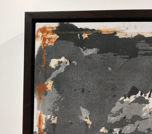 ENERGIZED, Clay Monoprint in Black Floating Frame, 48"H x 72"W x 2"D, 2021