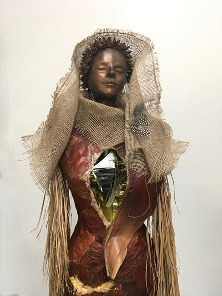 EOS, Mixed Media Assemblage, 72"H x 24"W x 24"D, 2020,  REQUEST SHIPPING QUOTE